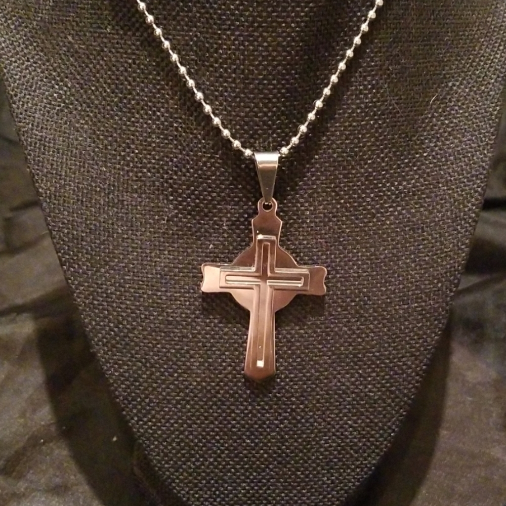 Stainless Steel Cross Necklace